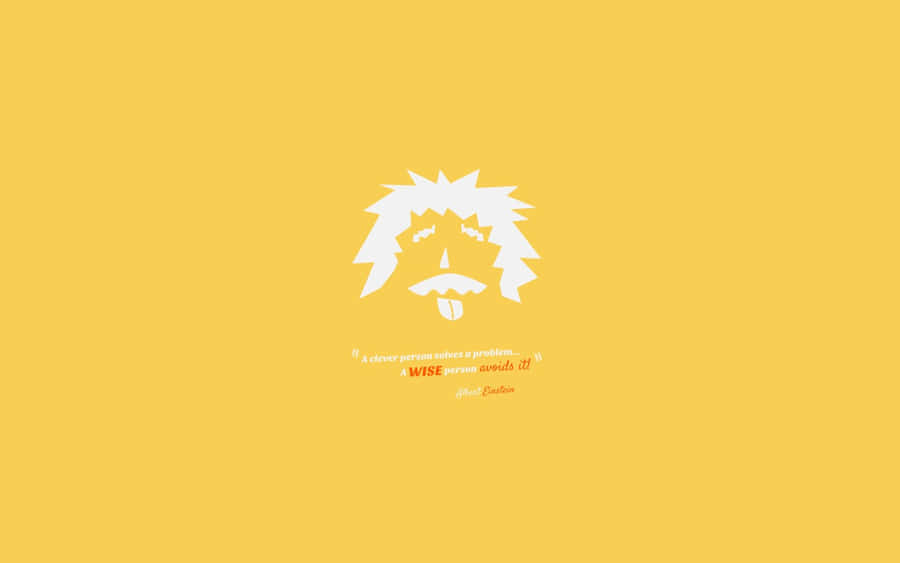 Einstein Quote Illustration Wallpaper
