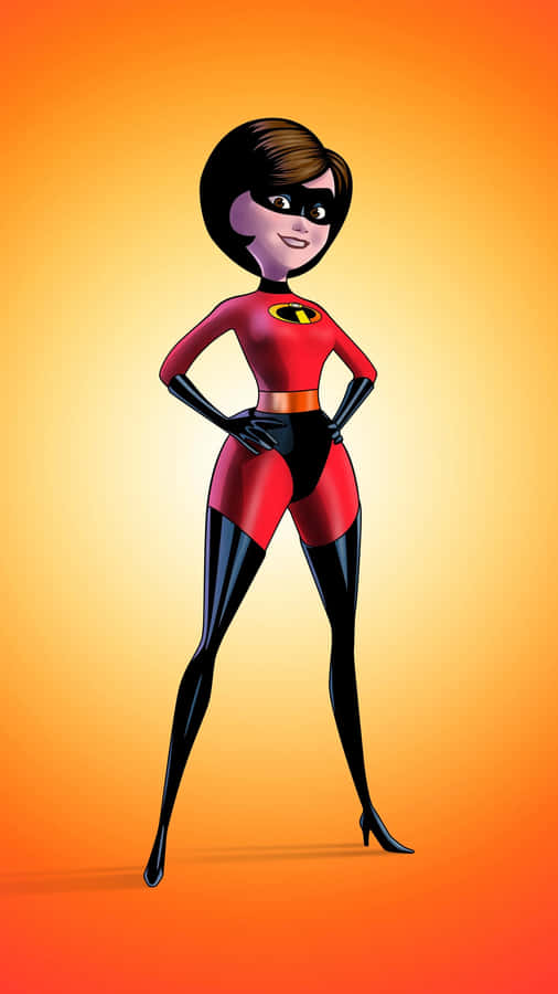 Elastigirl In Action Pose Wallpaper