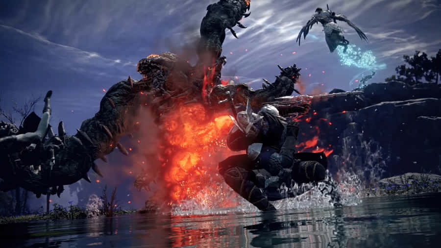 Elden Ring Nightreign Boss Fight Wallpaper