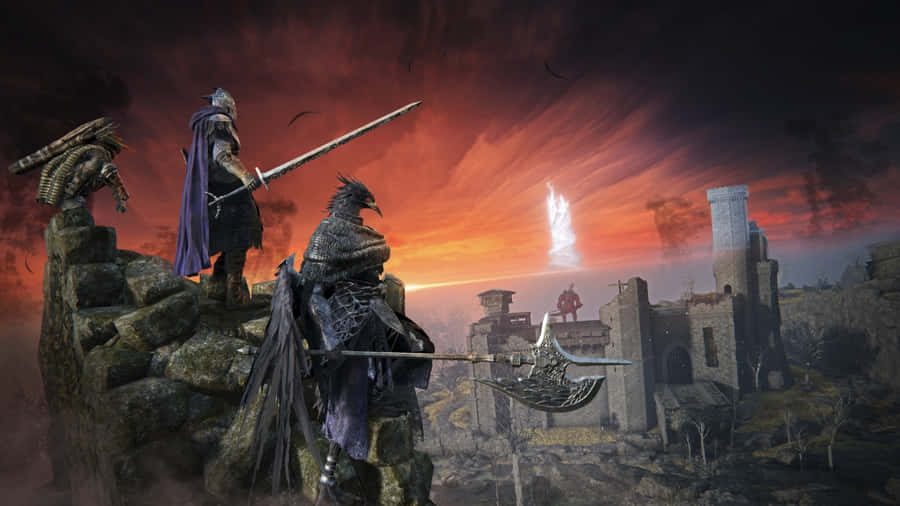 Elden Ring Nightreign Warriors Wallpaper