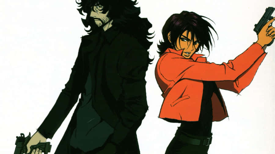 Electra Ovirowa From Cowboy Bebop In A Dramatic Pose Wallpaper