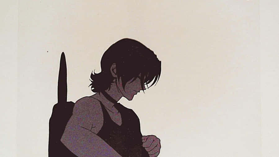 Electra Standing Tall In A Cowboy Bebop Scene Wallpaper