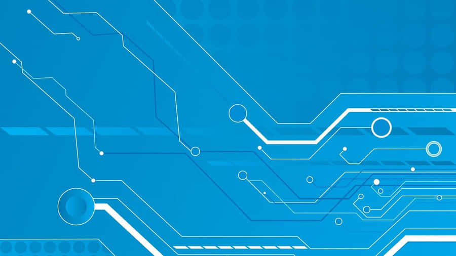 Electric Blue: A Colorful Illumination Wallpaper