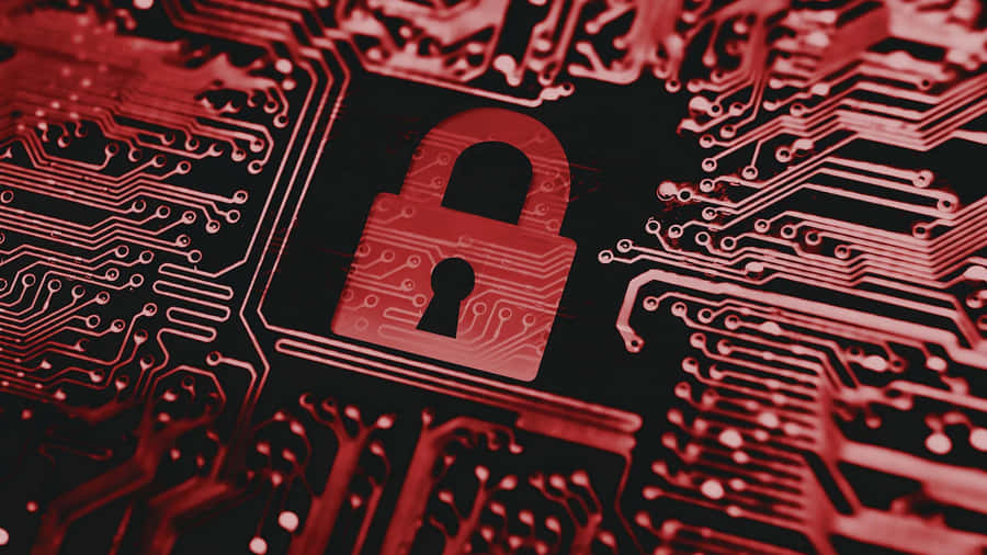 Electronic Components On A Printed Circuit Board Wallpaper