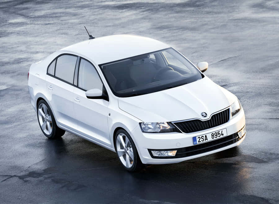 Elegance In Motion - Skoda Rapid Wallpaper