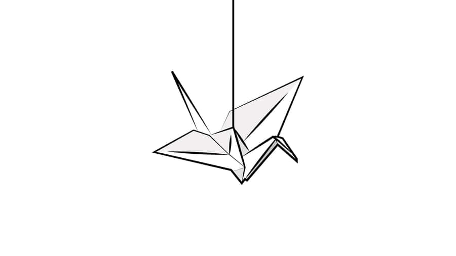 Elegant Abstract Geometry - Black And White Wallpaper