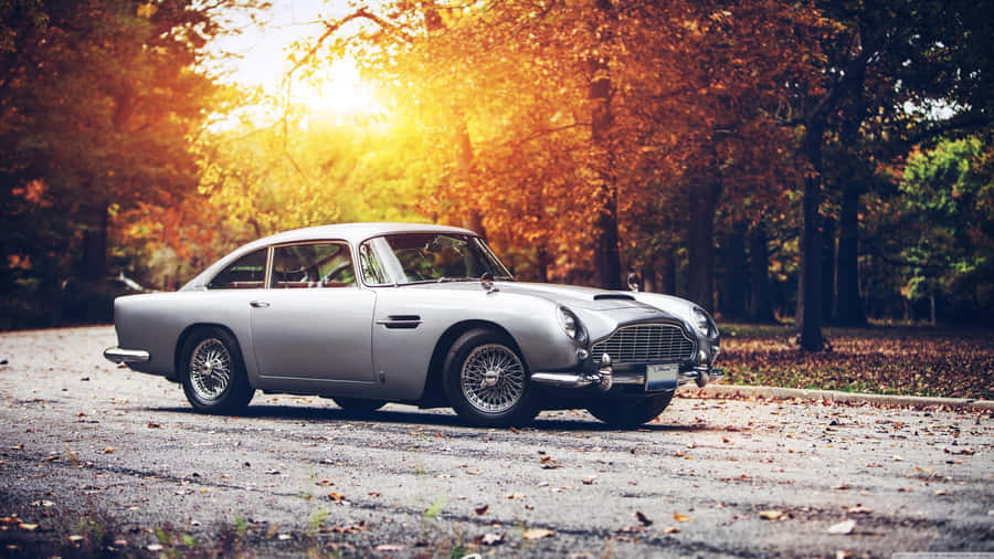 Elegant Aston Martin Db5 In Its Full Glory Wallpaper