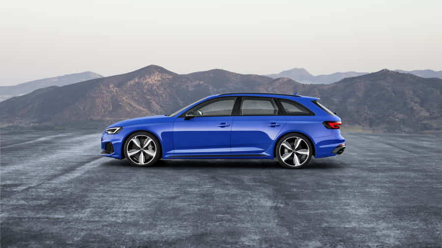 Elegant Audi Rs4 In Motion Wallpaper