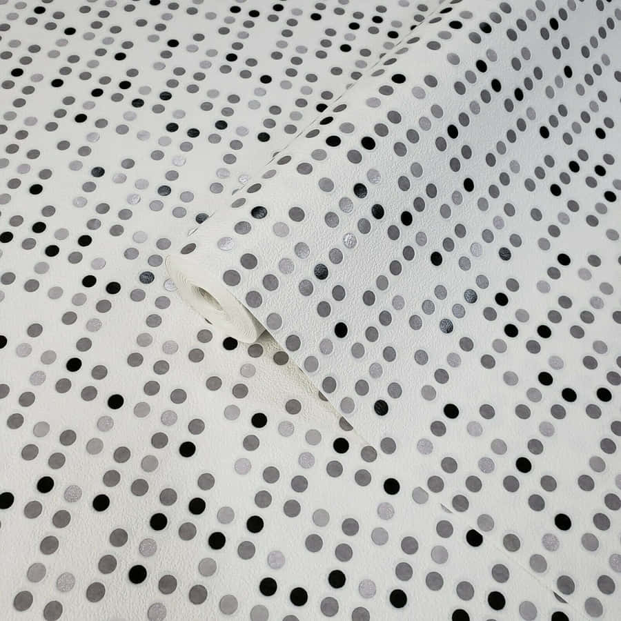 Elegant Black Polka Dot Wallpaper Wallpaper