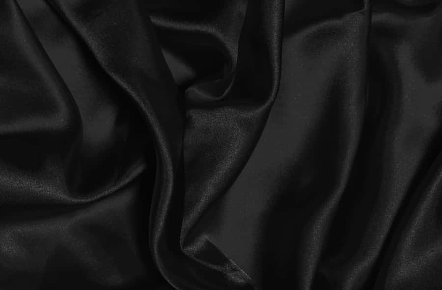 Elegant Black Silk Texture Wallpaper