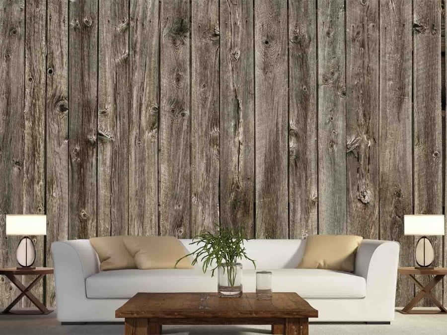 Elegant Brown Wood Texture Wallpaper