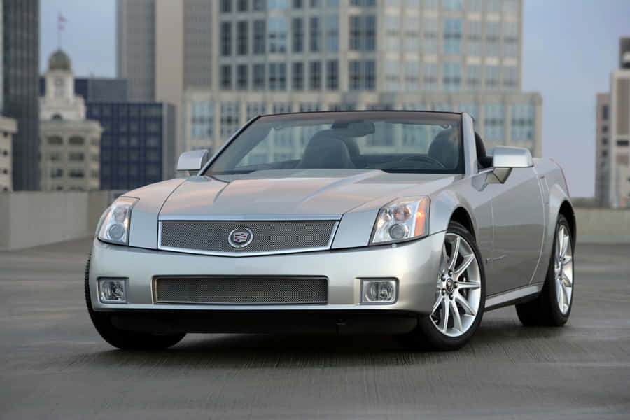 Elegant Cadillac Xlr On The Road Wallpaper