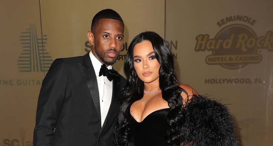 Elegant Coupleat Event Wallpaper