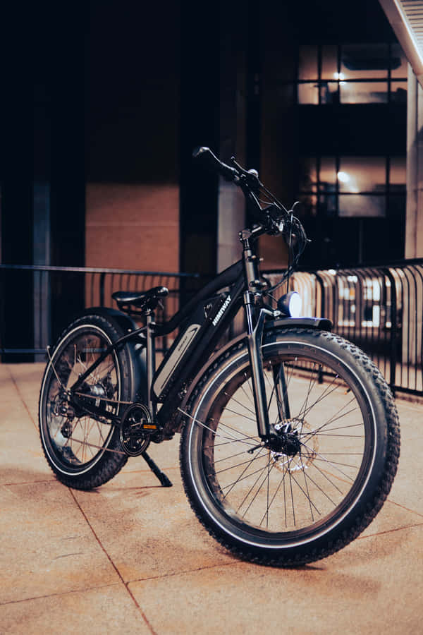 Elegant Electric Bike In Nature Wallpaper