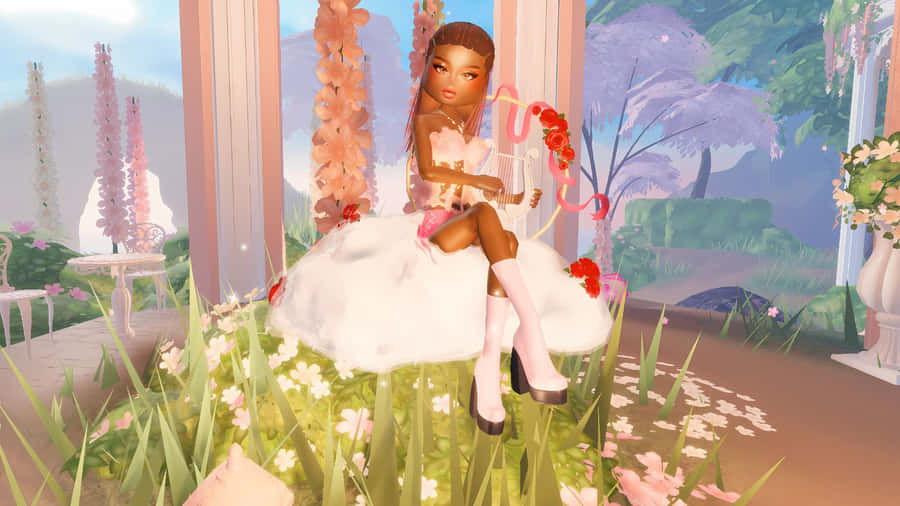 Elegant Garden Party Look Wallpaper