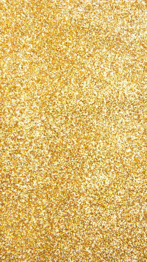 Elegant Golden Glitter Sparkle Iphone Wallpaper