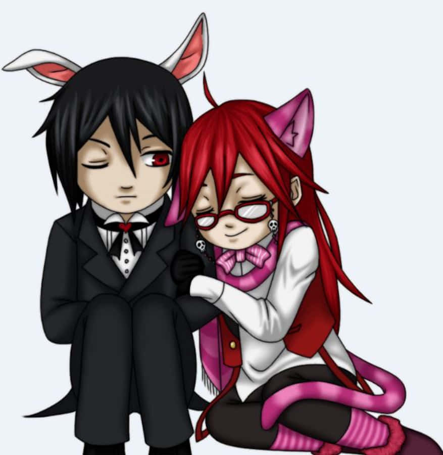 Elegant Grell Sutcliff In Action Wallpaper