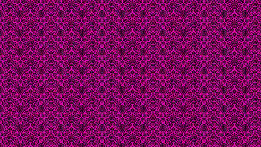 Elegant Hot Pink Damask Pattern Wallpaper Wallpaper