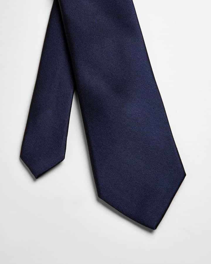 Elegant Navy Blue Tie Wallpaper