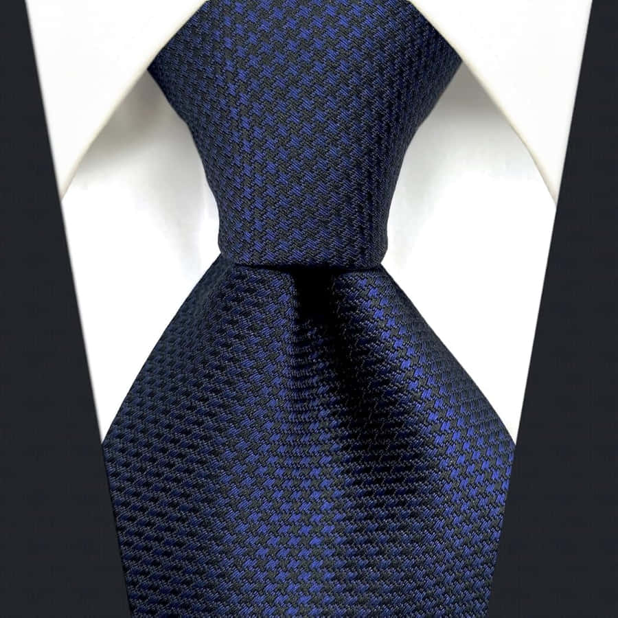 Elegant Navy Blue Tie Wallpaper