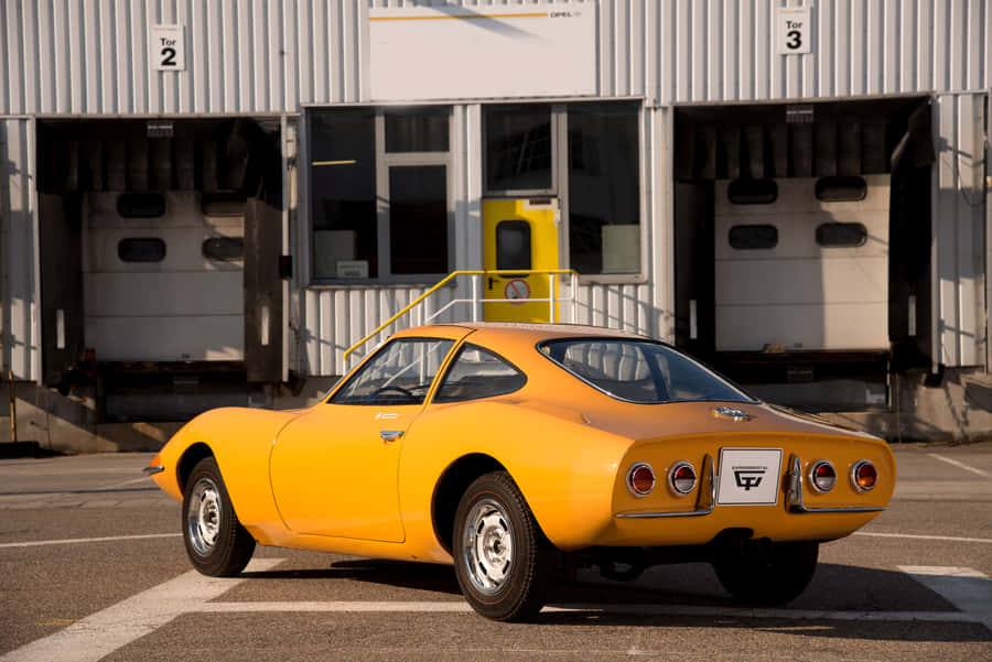 Elegant Opel Gt Showcasing Its Classic Design Wallpaper