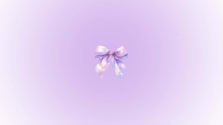 Elegant Pastel Aesthetic Bow Wallpaper
