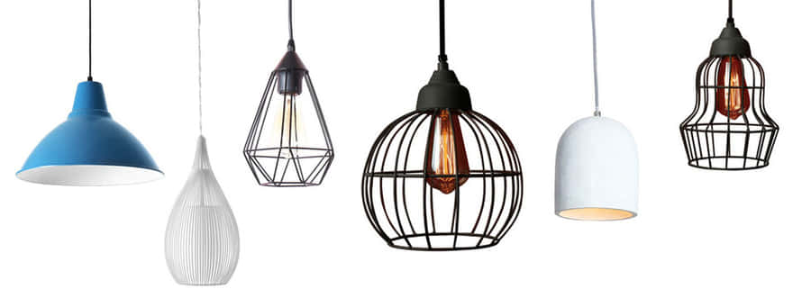 Elegant Pendant Light Illuminating A Modern Space Wallpaper