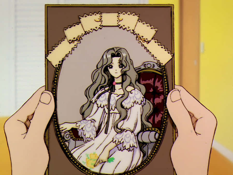 Elegant Portraitin Hands Wallpaper