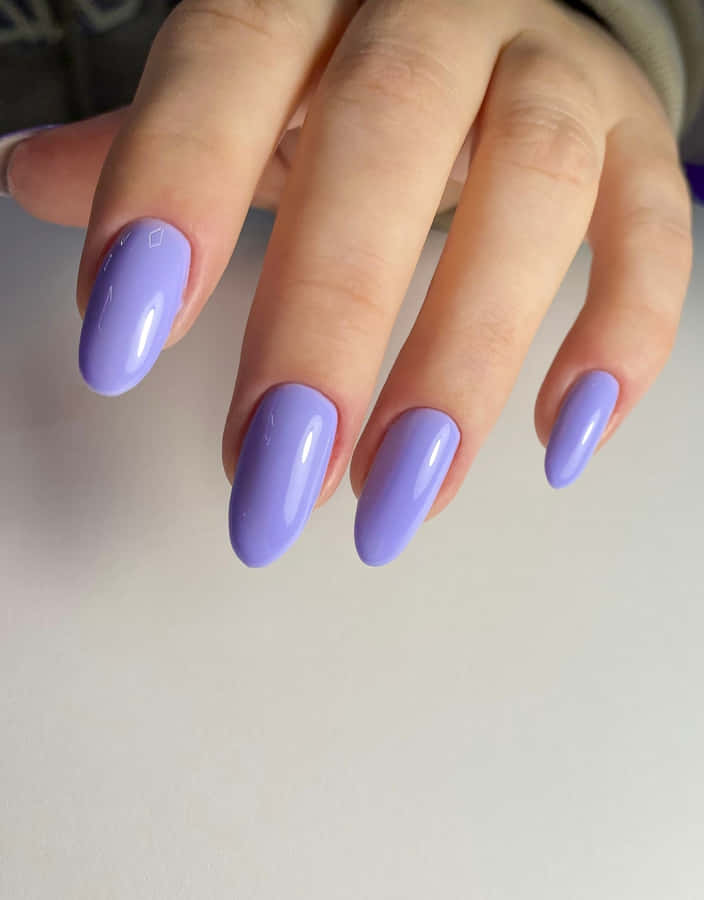 Elegant Purple Manicure Wallpaper