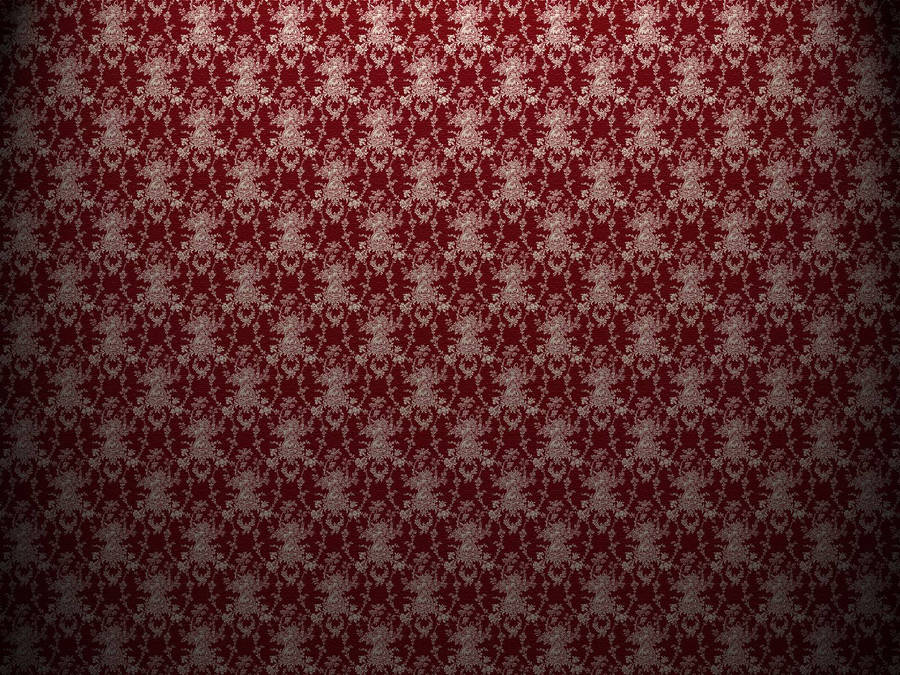 Elegant Red Color Pattern Wallpaper