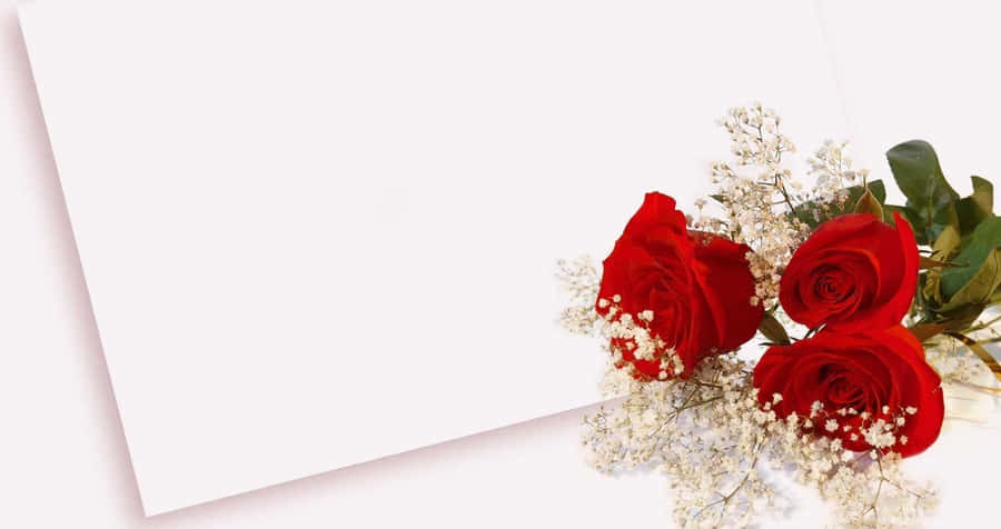 Elegant Wedding Flower Arrangement Wallpaper