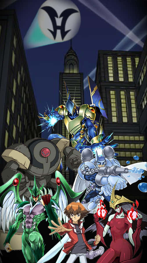 Elemental Hero Fusion Showdown Wallpaper