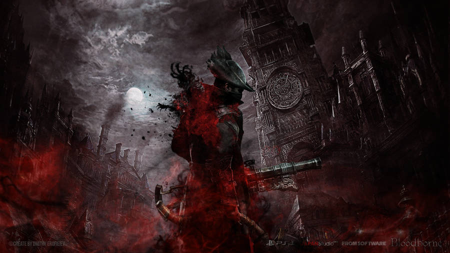 Elevate Your Hunting Game With Bloodborne Wallpaper