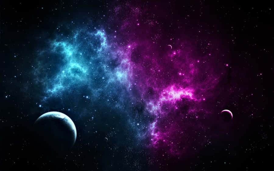 Eligible Planets And Stars In Galaxy Wallpaper
