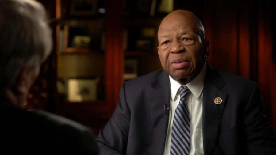 Elijah Cummings In A Black Suit Wallpaper