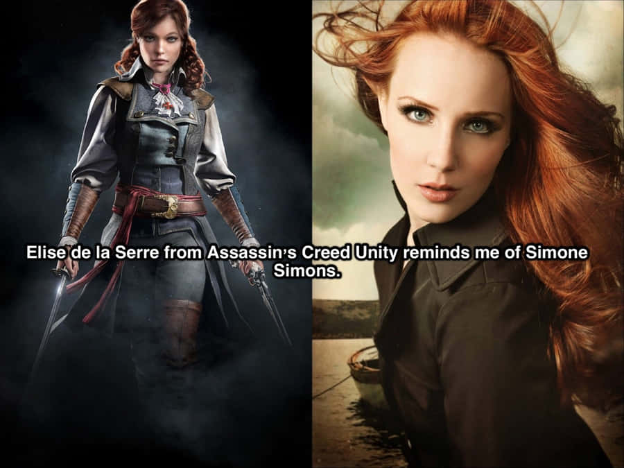 Elise De La Serre In Action Wallpaper