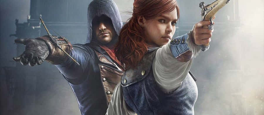 Élise De La Serre In Assassin's Creed Unity Wallpaper