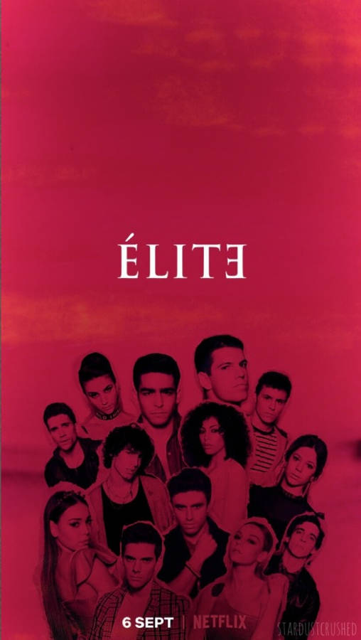 Elite Netflix Black And Red Wallpaper
