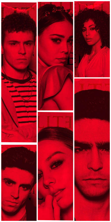 Elite Netflix Series Actors Wallpaper