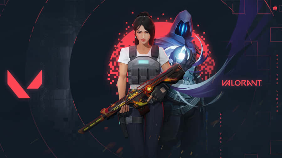 Elite Valorant Agents Ready For Action Wallpaper