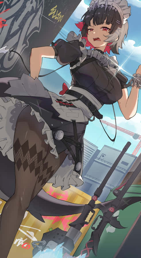 Ellen Joe Maid Outfit Wallpaper