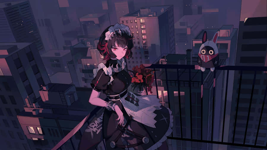 Ellen Joe Urban Night Scene Wallpaper