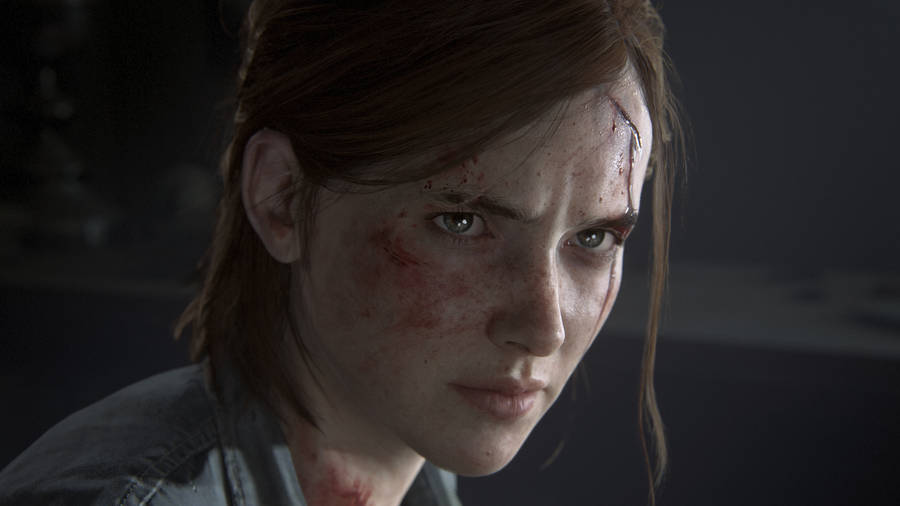 Ellie Face Wounds The Last Of Us 4k Wallpaper