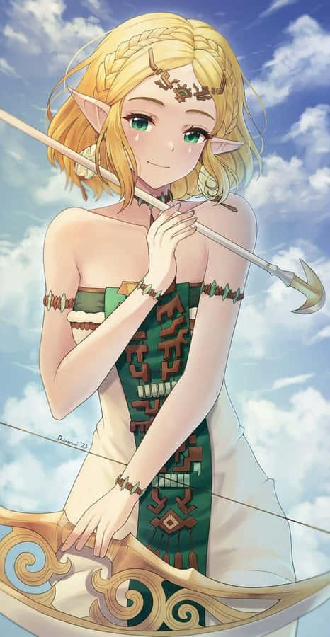 Elven Archer Fantasy Artwork Wallpaper