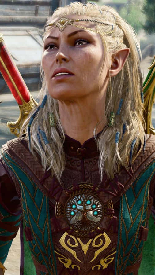 Elven Mage Baldurs Gate3 Wallpaper