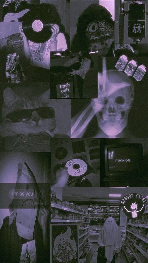 Embrace The Grunge Emo Aesthetic Wallpaper