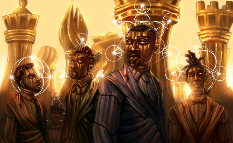 Embrace The Possibilities Of Afrofuturism Wallpaper