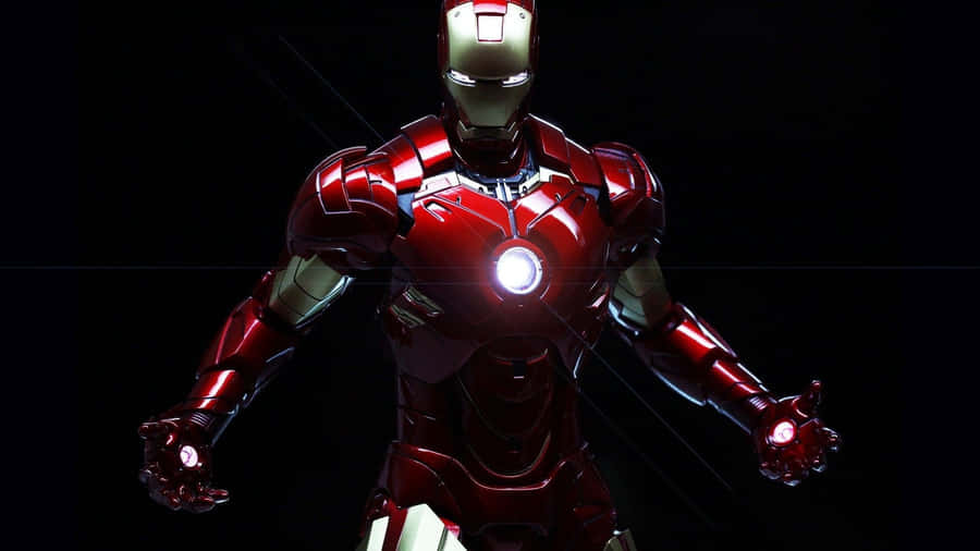 Embrace Your Inner Superhero With Iron Man Action Figures Wallpaper