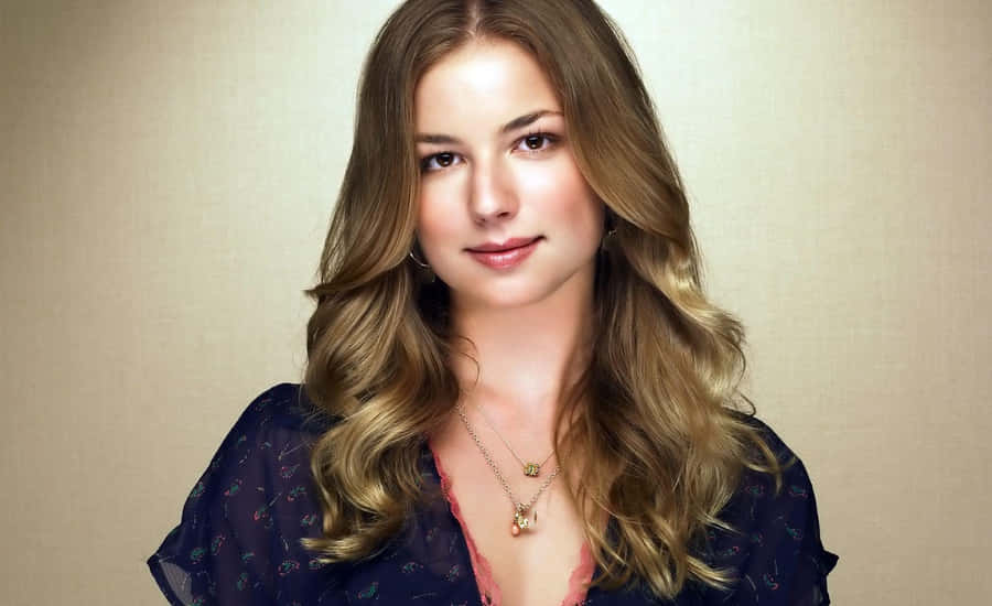 Emily Vancamp Portrait Smile Wallpaper