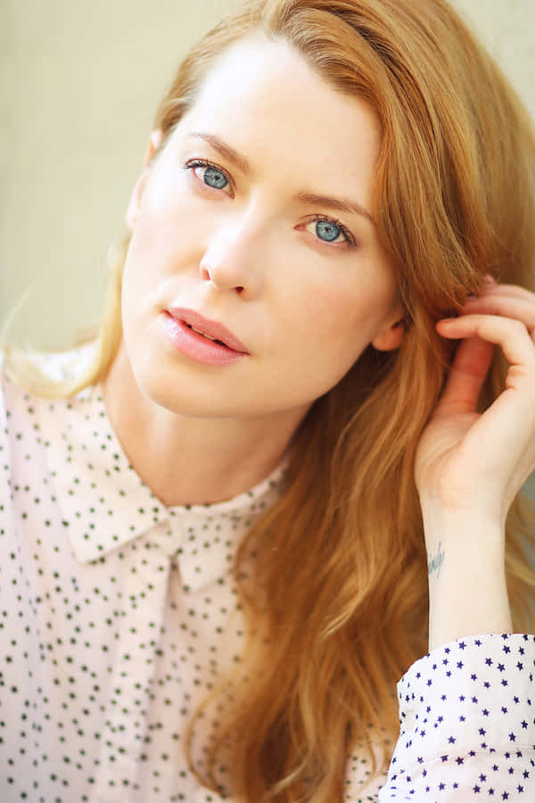Emma Booth Portrait Soft Gaze Wallpaper